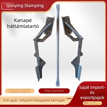 Kanapé szögállító zsanér, összecsukható fejtámla és háttámla-tartó