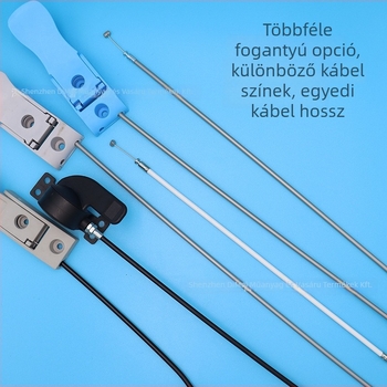 Kábellel vezérelt pneumatikus rúd hidraulikus csillapítóval és önzáró gázrugóval gyerekasztalhoz