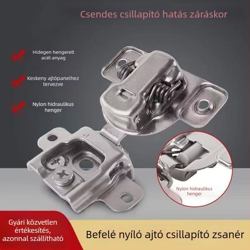 Amerikai stílusú beltéri nyíló szekrényajtó csuklópánt csillapítóval és háromdimenziós állítással