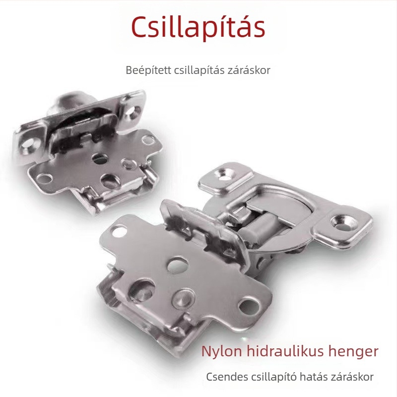 Amerikai stílusú beltéri nyíló szekrényajtó csuklópánt csillapítóval és háromdimenziós állítással