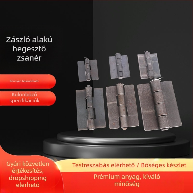 Nagy teherbírású autókarosszéria zsanérok, négygyűrűs zsanérok, 160-as nagy négylábú zsanérok, hegesztéshez és préseléshez