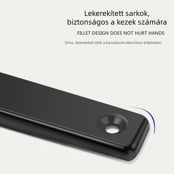 Ívelt rozsdamentes acél polctartó, 90°-os háromszög alakú, falra szerelhető