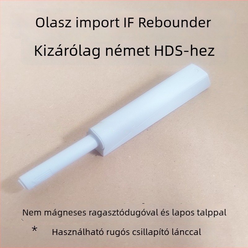 Szekrényajtó visszapattanó mechanizmus nyomógombos, fogantyú nélküli