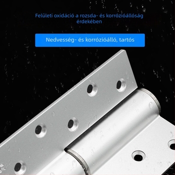 Személyre szabható hidraulikus puffertartó zsanér rozsdamentes acélból, 304, RDH-19, rejtett, pozícionáló, csillapítással és automatikus zárással.