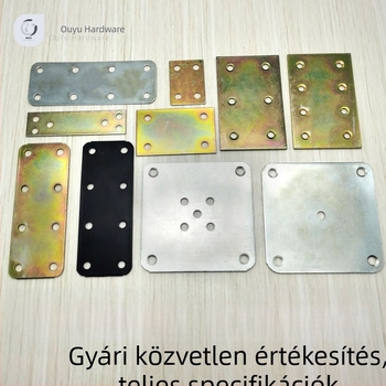 Sűrített hideg-hengerelt acél csatlakozólemez, egyenes darab, bútorokhoz