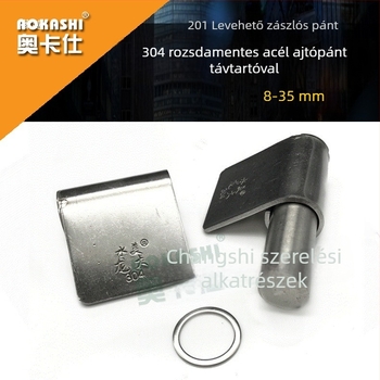 304 rozsdamentes acél ajtózsanér, levehető