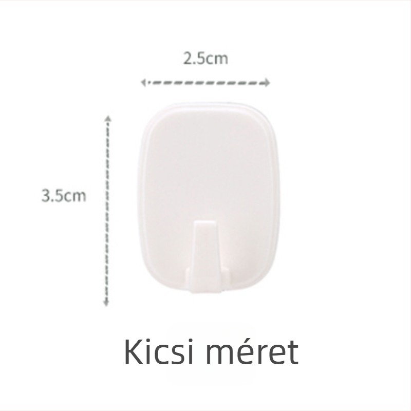 3 darabos ragasztó horog készlet konyhához és fürdőszobához, fúrás nélkül, erős