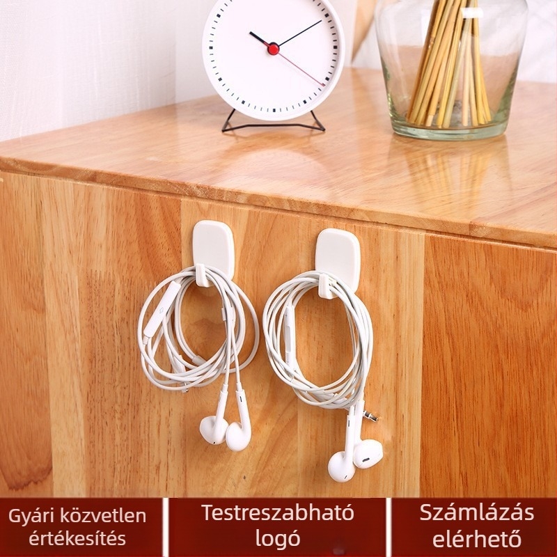 3 darabos ragasztó horog készlet konyhához és fürdőszobához, fúrás nélkül, erős