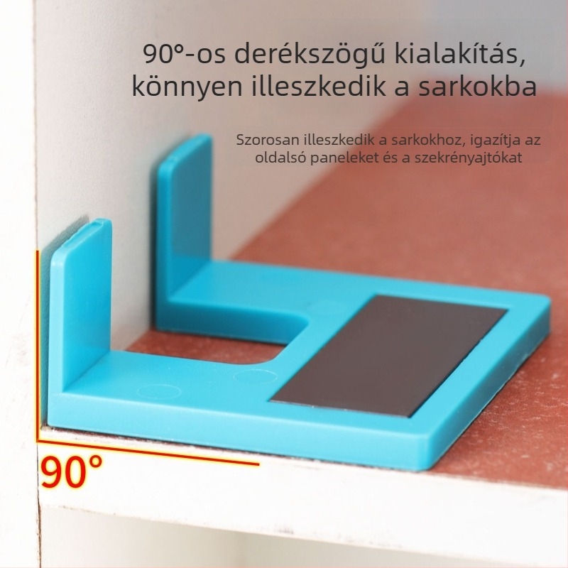 Gyors zsanértelepítő elem az egész házhoz, 2 mm-es ajtóhézag, alapvető szekrény-telepítő eszköz