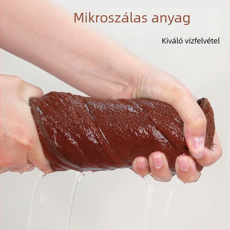 Mikroszálas tisztító kendő, vastag és nedvszívó, otthoni takarításra, asztal törlésére és autómosáshoz