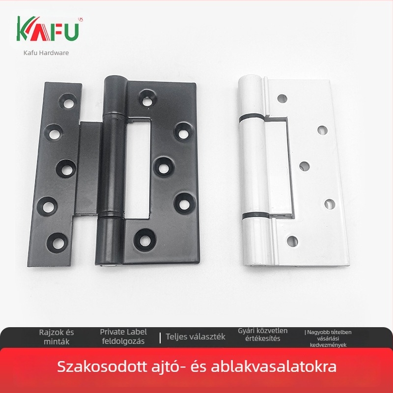 Alumíniumötvözet ajtó- és ablakpántok, hőszigetelt, megvastított, csendes kivitel, bi-fold ajtókhoz