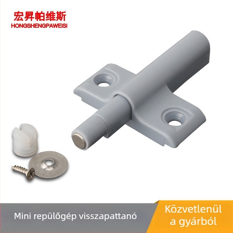 Mini rejtett szekrényajtó visszacsapó mechanizmus, fogantyú nélküli, kis helyiségekhez