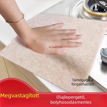 Egyszer használatos luffa kendő olajfelszívó, konyhai törlőkendő és felületek tisztítására, mikroszálas