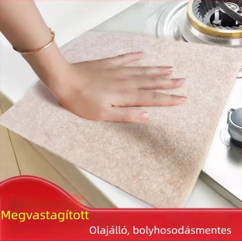 Egyszer használatos luffa kendő olajfelszívó, konyhai törlőkendő és felületek tisztítására, mikroszálas