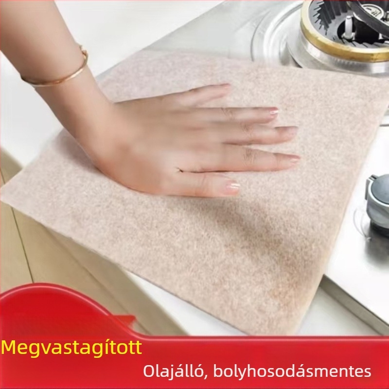 Egyszer használatos luffa kendő olajfelszívó, konyhai törlőkendő és felületek tisztítására, mikroszálas