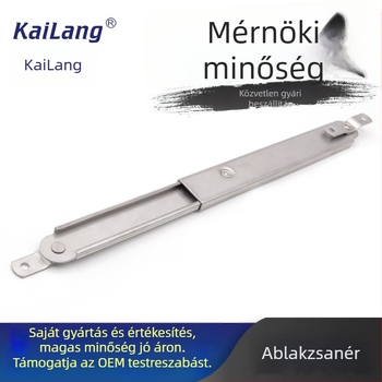 8 hüvelykes teleszkópos ablak-tartó 1.2, alkalmas ablakokra nyíló és csukott ablakokhoz, 304 rozsdamentes acél