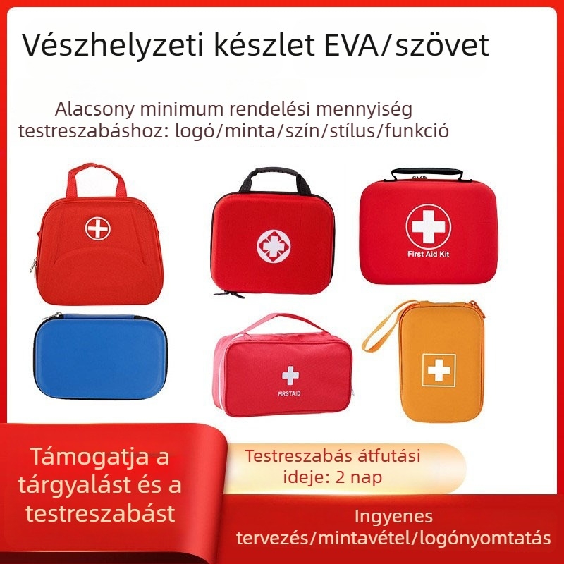Zipzáras vészhelyzeti készlet övvel, orvosi tároló táska, hordozható kültéri túlélőkészlet