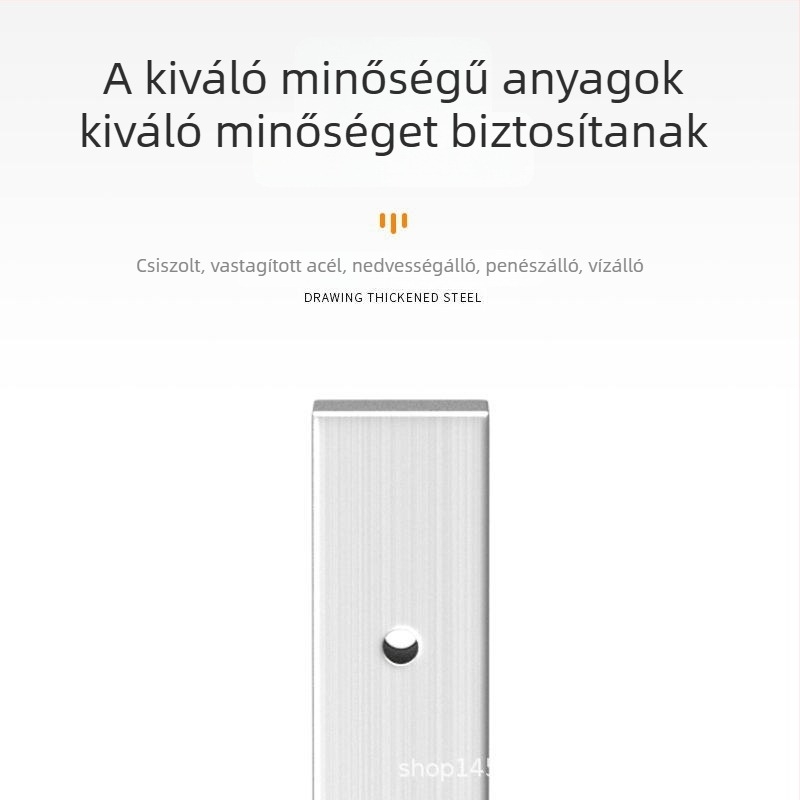 Rozsdamentes acél falra szerelhető polctartó