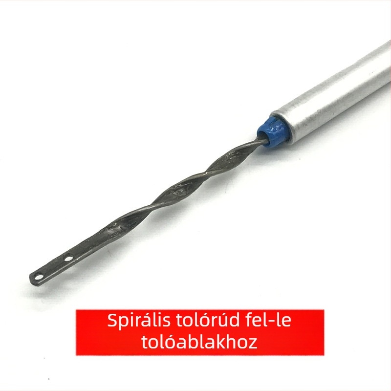 Függőleges csúszóablakhoz való húzórúd kiegészítők, spirál rúd, műanyag-vas konstrukció