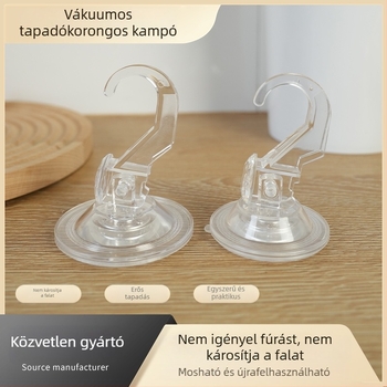 Plasztikus vákuumos akasztó, varrat nélküli, egykaros
