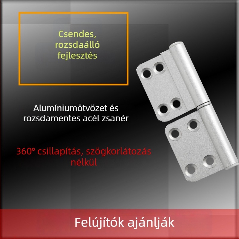 Személyre szabott WC és fürdőszobai ajtó pántok - alumíniumötvözet és rozsdamentes acél, leválasztható, modern minimalista stílus