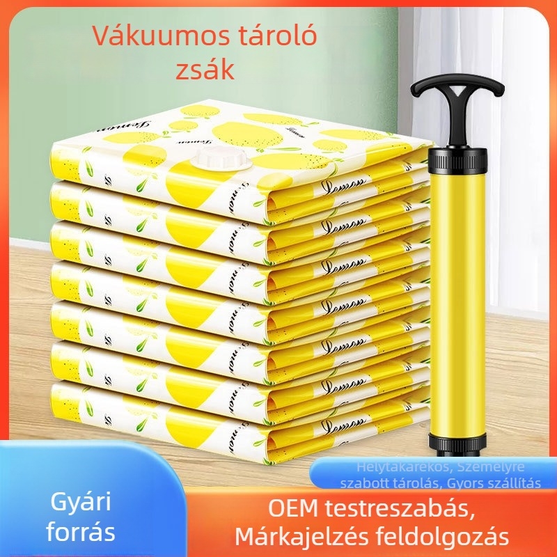 Otthoni használatra készült vákuumos tárolózsák – por- és nedvességálló, rovarmentes