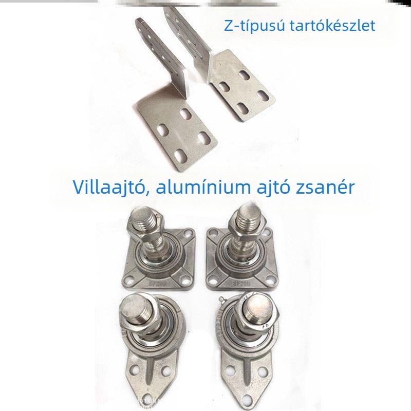 25 mm átmérőjű rozsdamentes acél tengely alumínium díszített ajtókhoz, nehéz terhelésű kapu-ajtó zsanér