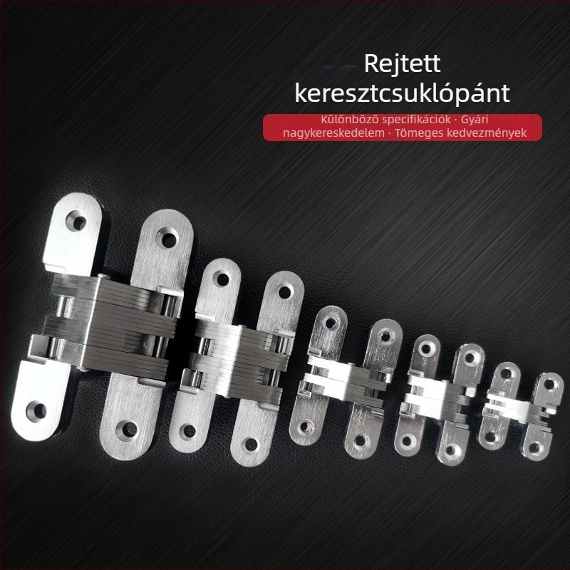 Állítható rejtett X-alakú csukló összecsukható faajtókhoz – robusztus, rejtett csukló