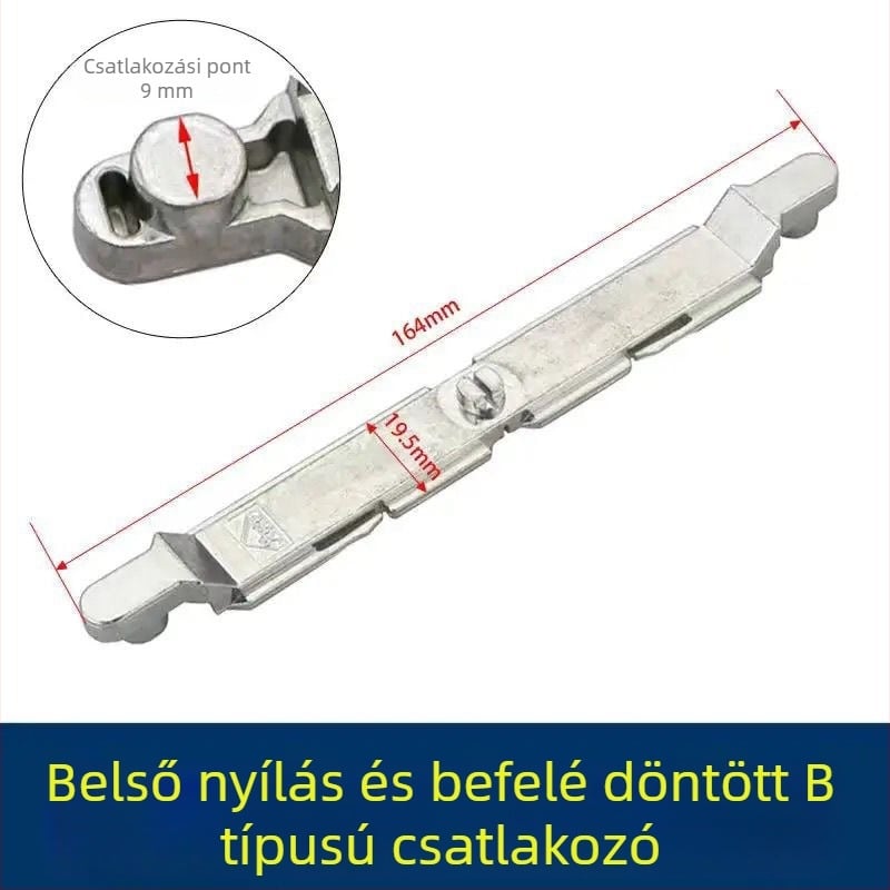 Break Bridge alumínium ajtó- és ablak-hardver: sík nyitás, felső nyitás, belső nyitás, belső billentés – fogyó alkatrészek
