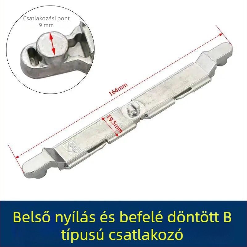 Break Bridge alumínium ajtó- és ablak-hardver: sík nyitás, felső nyitás, belső nyitás, belső billentés – fogyó alkatrészek
