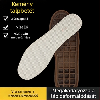 Fa kemény talp munkához, perforáció- és szögellenálló, deformációmentes, szilárd tartás