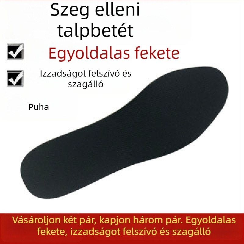 Fa kemény talp munkához, perforáció- és szögellenálló, deformációmentes, szilárd tartás