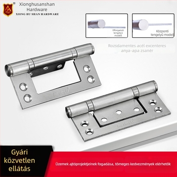 Faajtókhoz eltolásos tengelyű csuklópánt, rozsdamentes acél, kefés felület, 4 hüvelykes