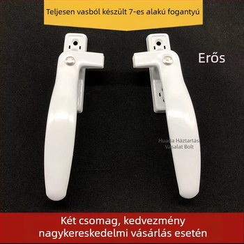 UPVC ablakkezelő zár, nyíló ablakokhoz, kifelé nyíló
