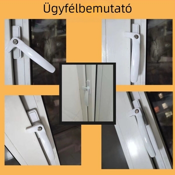 UPVC ablakkezelő zár, nyíló ablakokhoz, kifelé nyíló