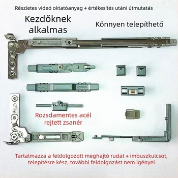 Rejtett pántok alumínium ajtókhoz és ablakokhoz – belső nyílású és belső dönthető kivitel