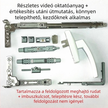 Rejtett pántok alumínium ajtókhoz és ablakokhoz – belső nyílású és belső dönthető kivitel