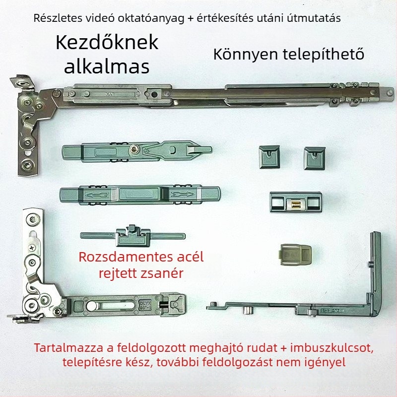 Rejtett pántok alumínium ajtókhoz és ablakokhoz – belső nyílású és belső dönthető kivitel