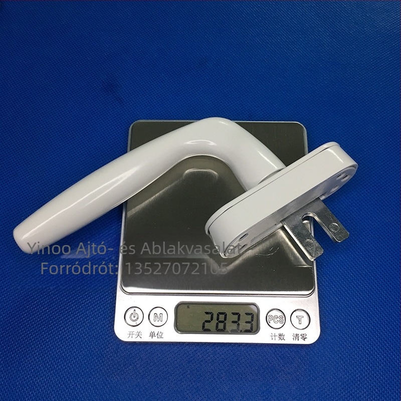 Yinuo YN045 cinkötvözet ablakkezelő, modern minimalist design, hőszigetelt alumínium ablakokhoz