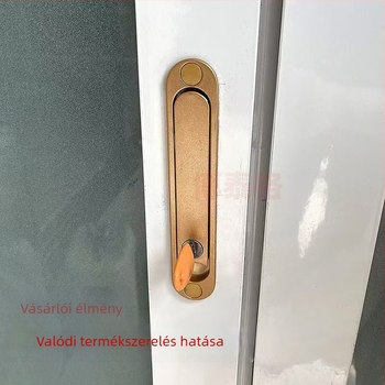 Gyémánt hálós ablakvédelmi zár kulccsal, láthatatlan fogantyúval és fogaskerék-zárral