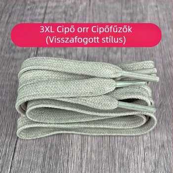 Cipőfűzők Paris Dad Shoes 3XL mérethez, feneo-hatású zsinóros csúcs a cipőnél, bézs sík csíkok, DIY eredeti szín beillesztés