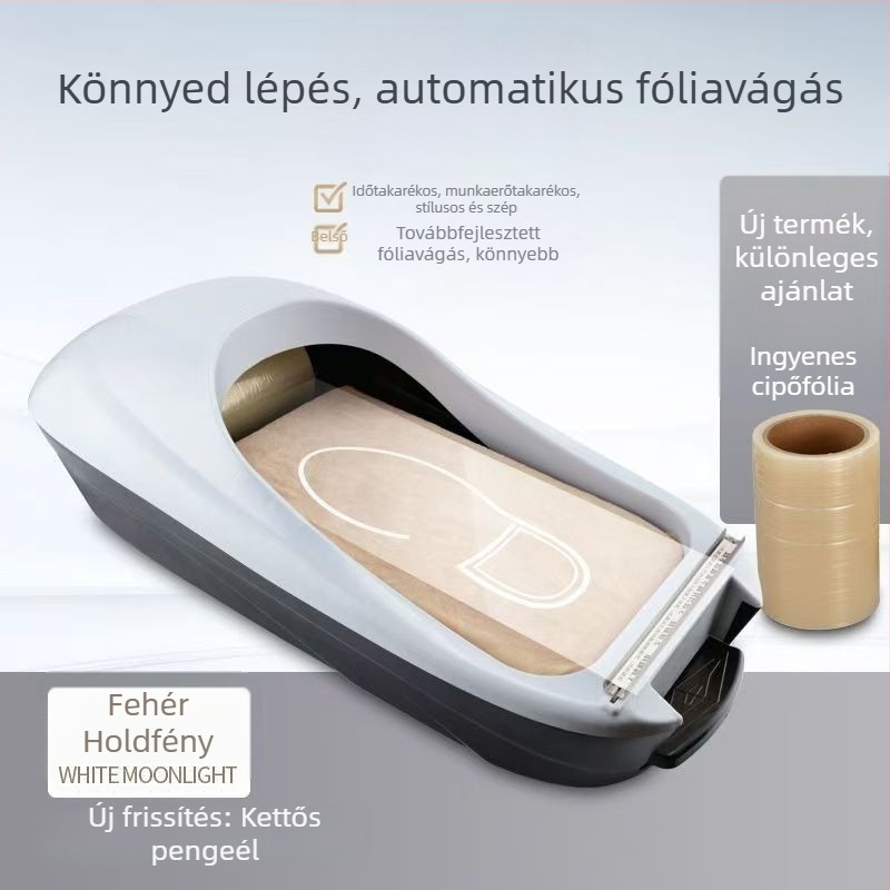 Intelligens cipővédő gép, teljesen automata, otthoni használatra, egyszer használatos cipővédők, belső bejárati doboz