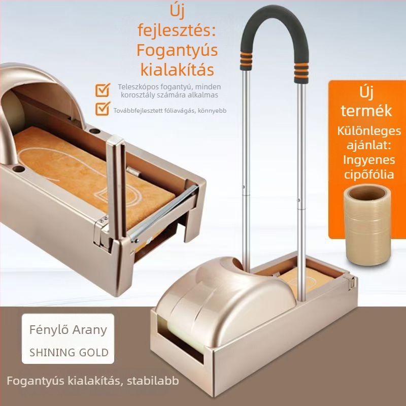 Intelligens cipővédő gép, teljesen automata, otthoni használatra, egyszer használatos cipővédők, belső bejárati doboz