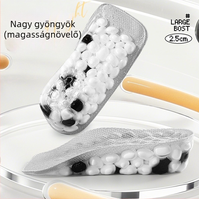 Ívtámaszos talpbetét a csizmákhoz és cipőkhöz, szilikon, uniszex