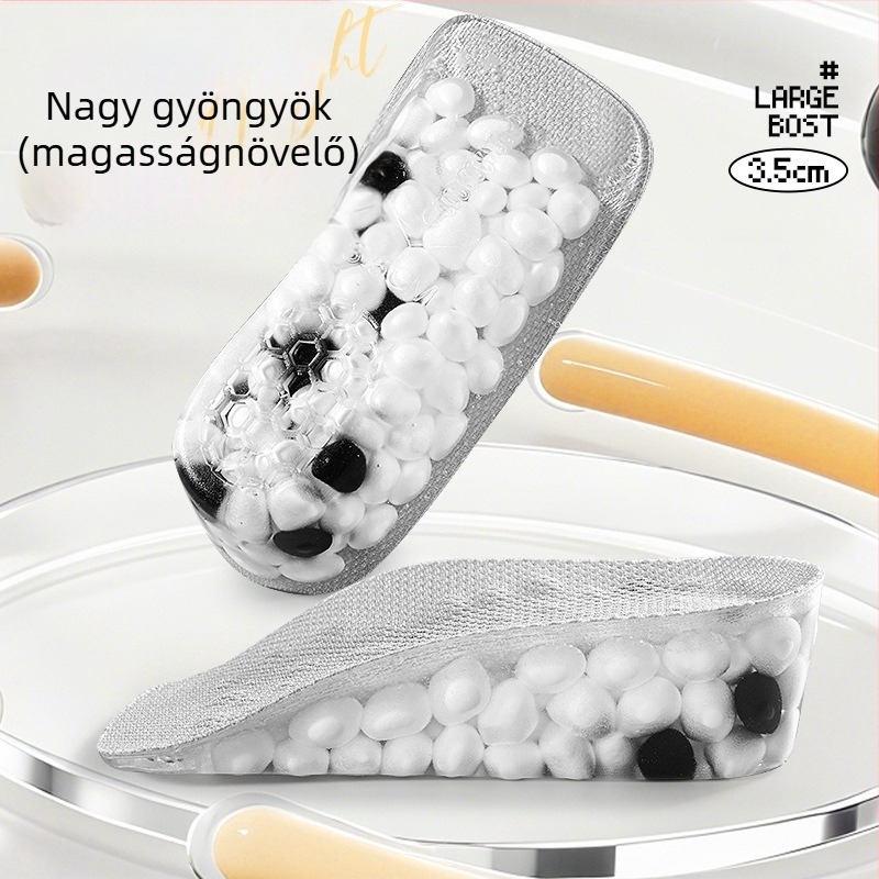 Ívtámaszos talpbetét a csizmákhoz és cipőkhöz, szilikon, uniszex