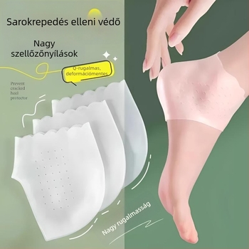 Ultra vékony szilikon sarokvédő hüvely, hidratáló és repedésgátló