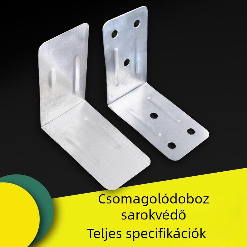 Vasból készült sarkvédő fa dobozokhoz