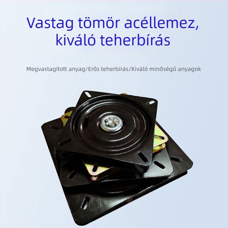 Bútorokhoz készült forgó vasból készült tányér, méretek: 6/8/10 hüvelyk, bárszékek alapja és székbemutató állvány