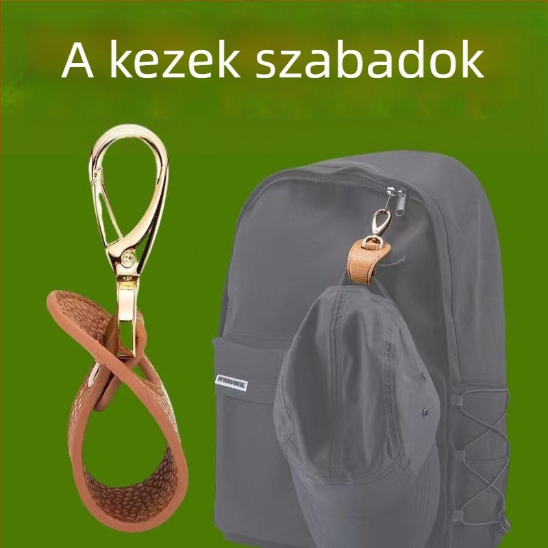PU bőr kalapokhoz, sálakhoz és maszkokhoz készült klip — kézitáska tároló csat