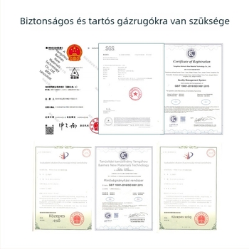 Nagy teherbírású gázrugó és hidraulikus tartókar, teleszkópos ablak- és ágytámasz